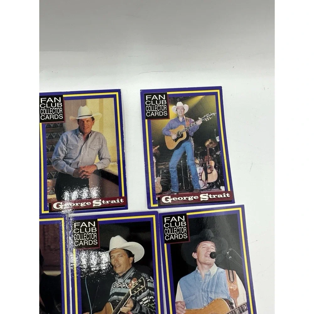 1995 George Strait Fan Club Collector Cards Lot of 18 Country Music